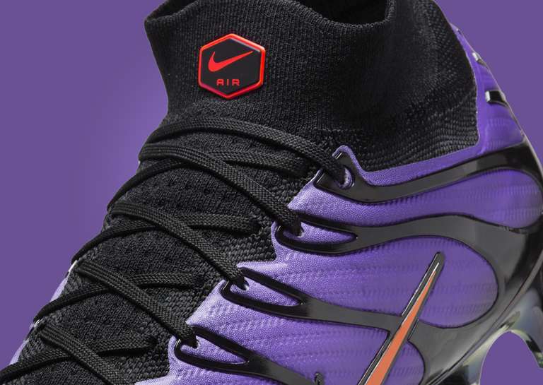 Nike Zoom Superfly 9 AM Plus FG Voltage Purple Tongue Detail