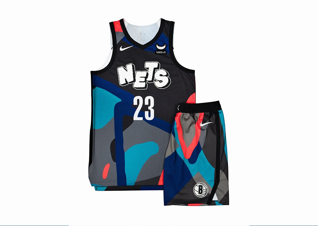 KAWS x Brooklyn Nets City Edition Uniforms Will Debut For The 2023 