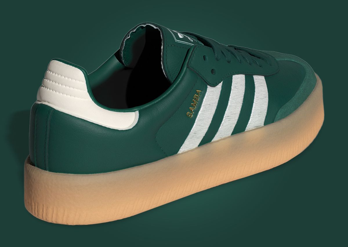 adidas Sambae Collegiate Green (W) Heel Angle