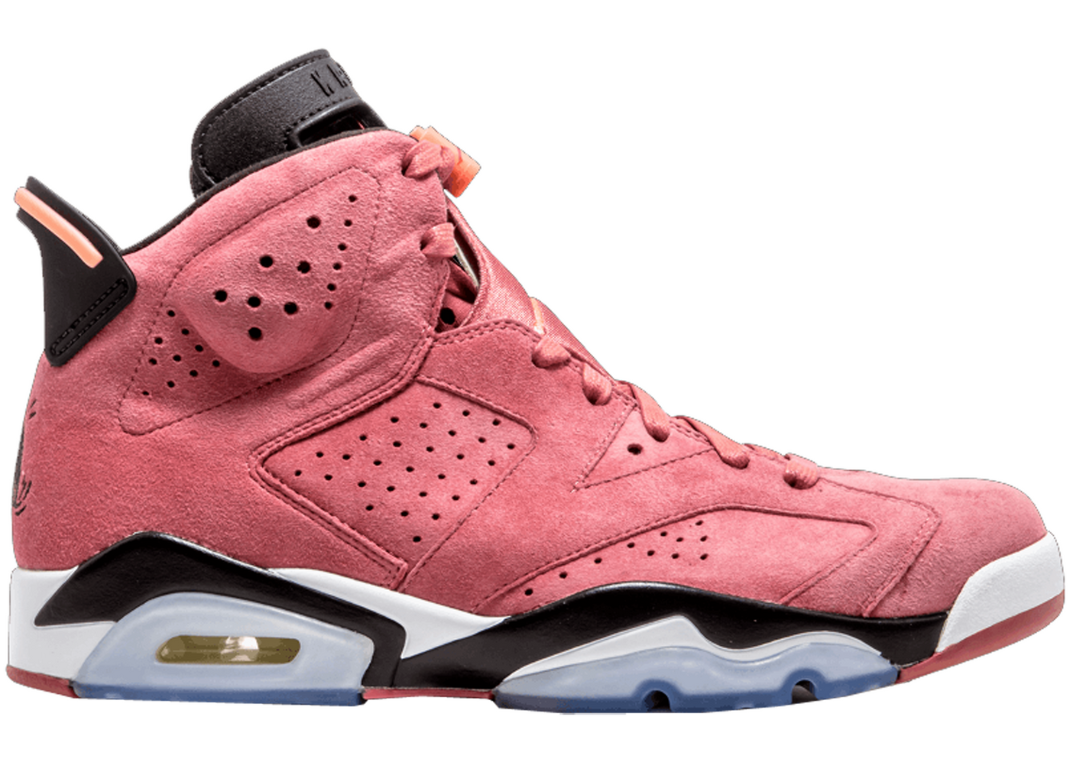 pink suede jordan 6
