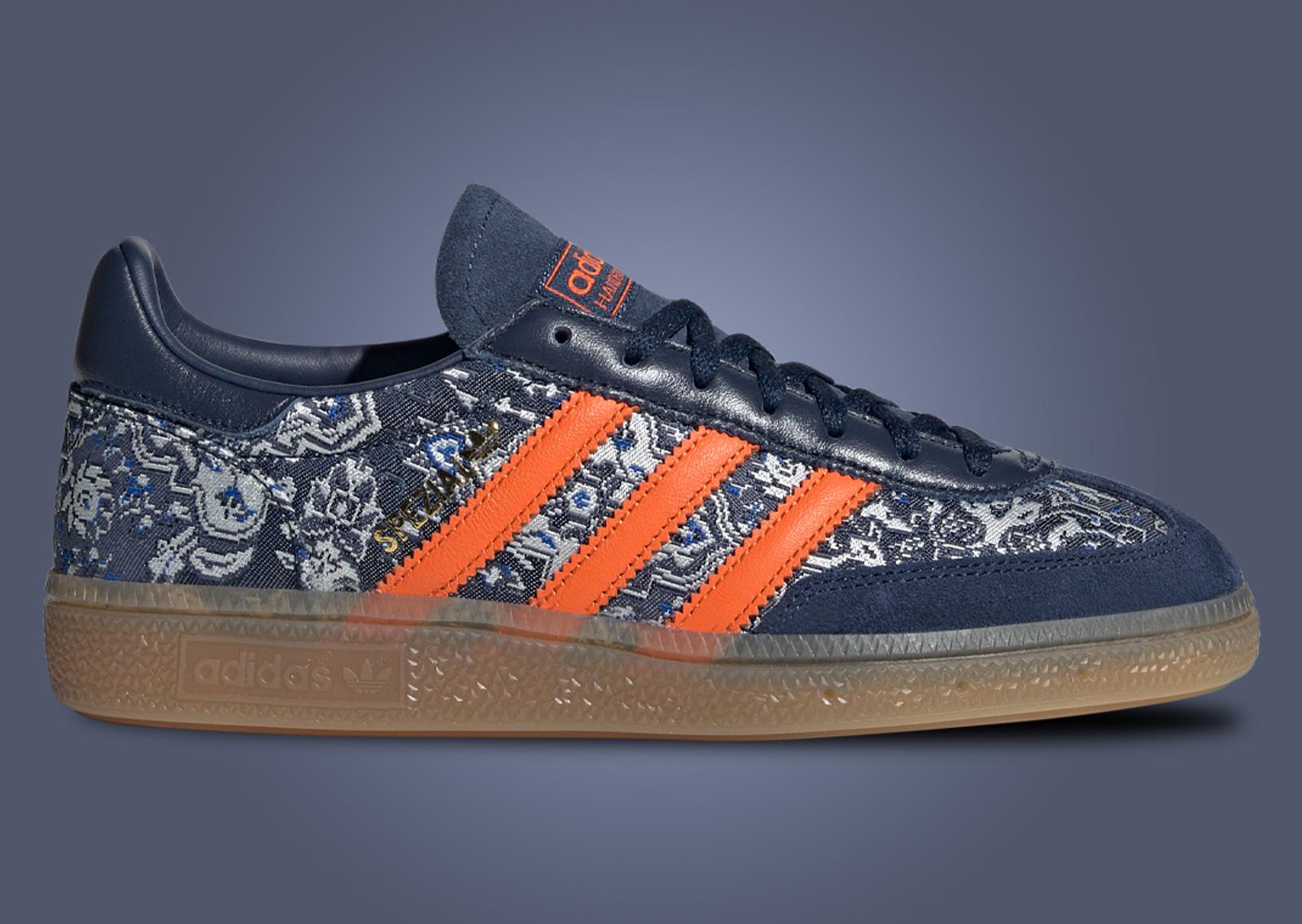 adidas Handball Spezial Ornate Carpet Night Indigo (W) Lateral