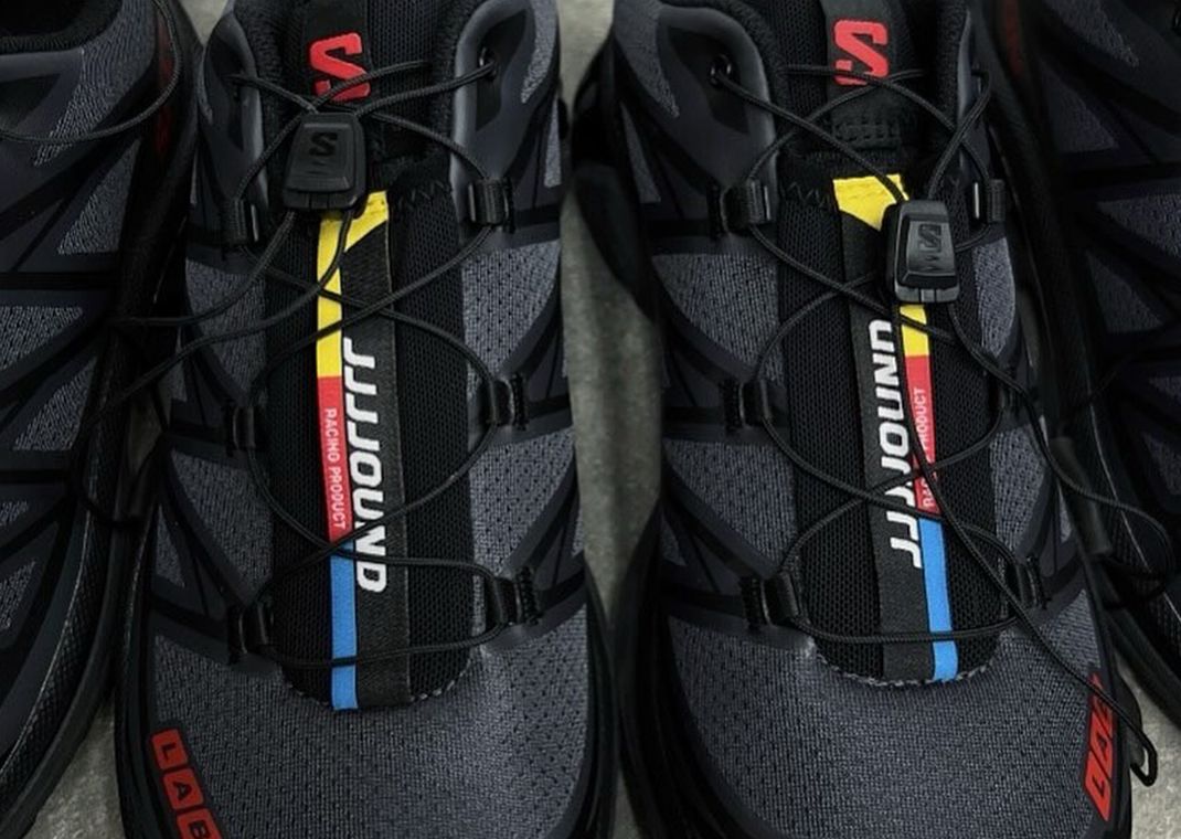 JJJJound's Salomon XT-6 Black Red Releases August 2025