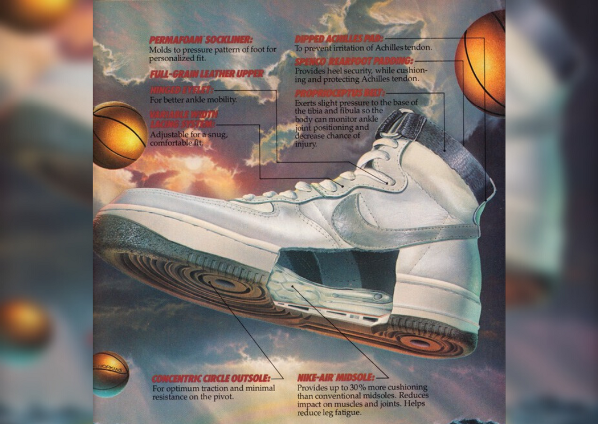 Advertisement For The Nike Air Force 1 