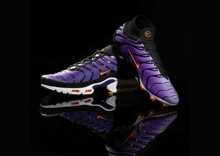 Nike Zoom Superfly 9 AM Plus FG Voltage Purple With The Air Max Plus
