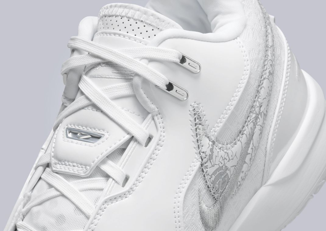 The Nike LeBron NXXT Gen AMPD White Metallic Silver Releases