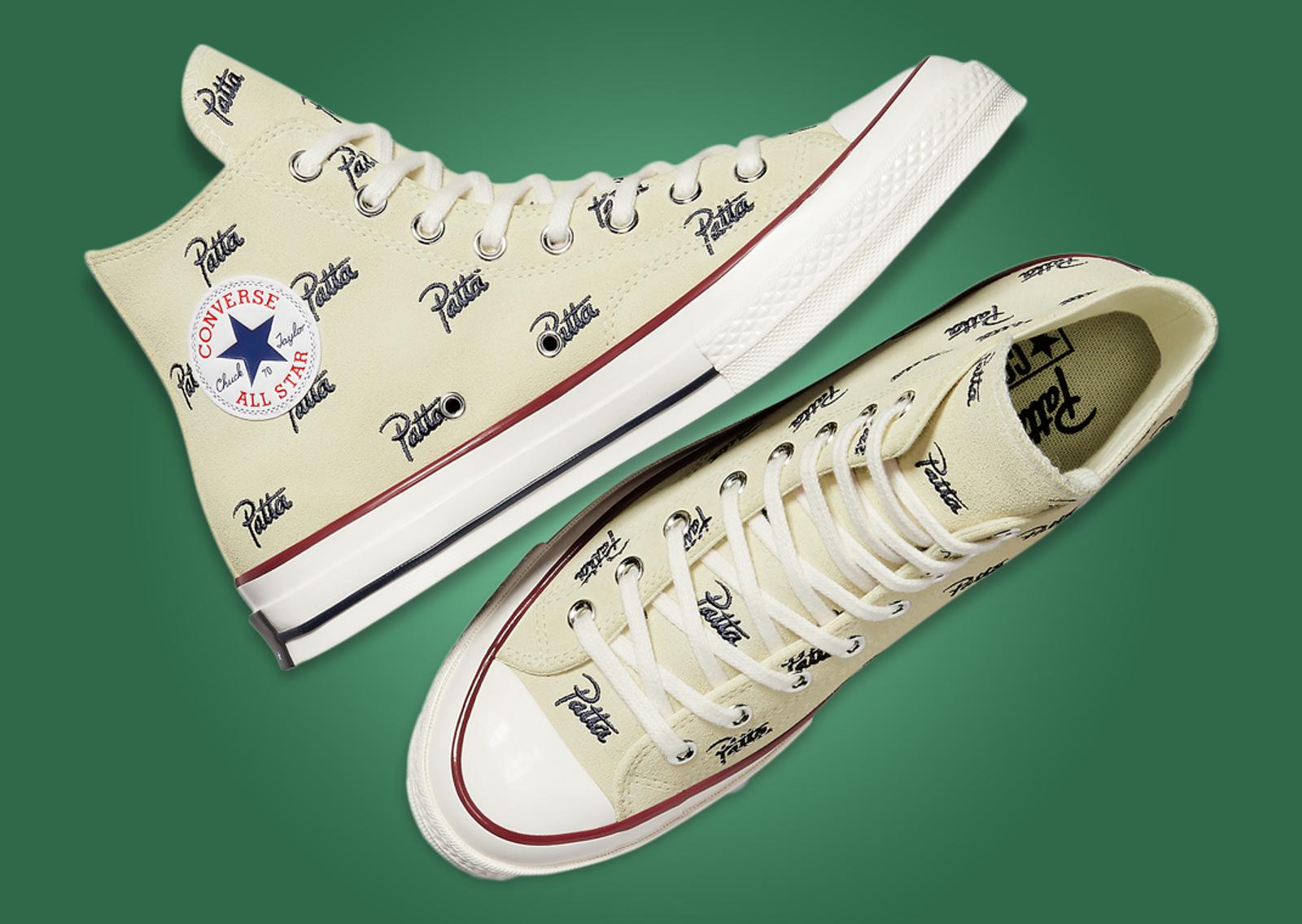 Patta x Converse Chuck Taylor 70 Natural Ivory Lateral and Top