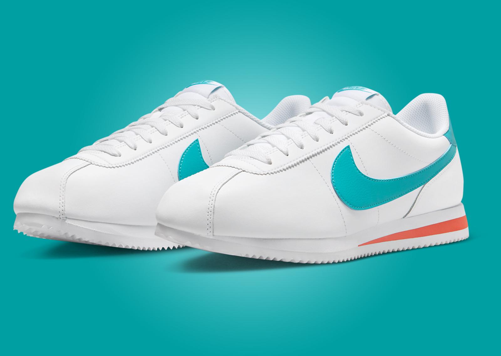 Nike Cortez Miami Dolphins Angle