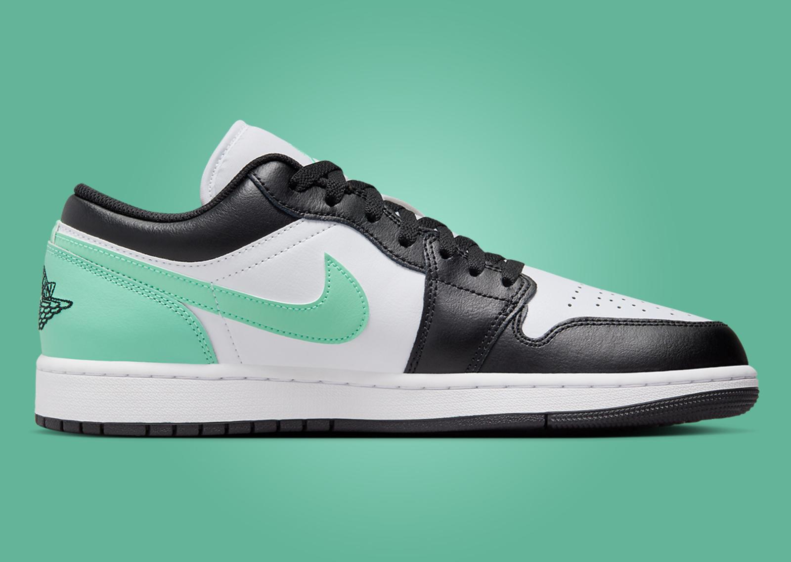 Air Jordan 1 Low Green Glow Medial