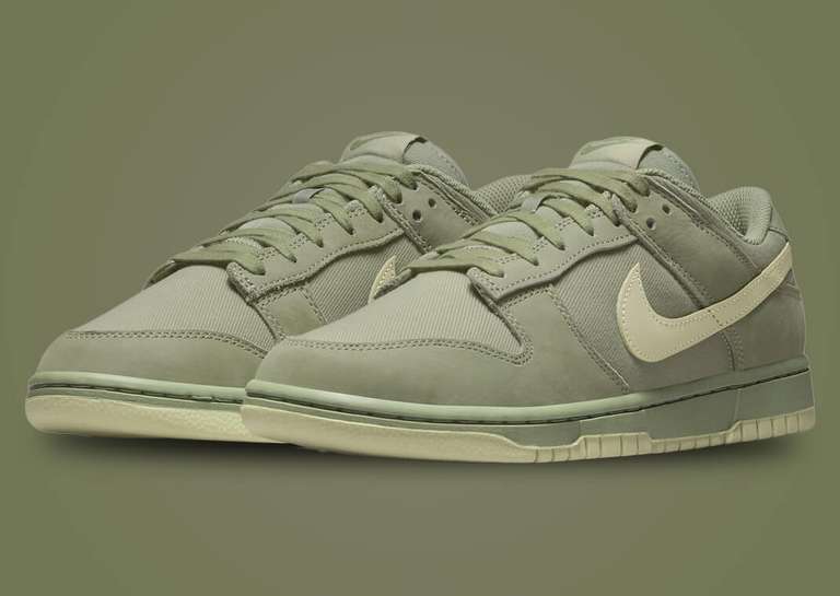 Nike Dunk Low Premium Oil Green Olive Aura Angle