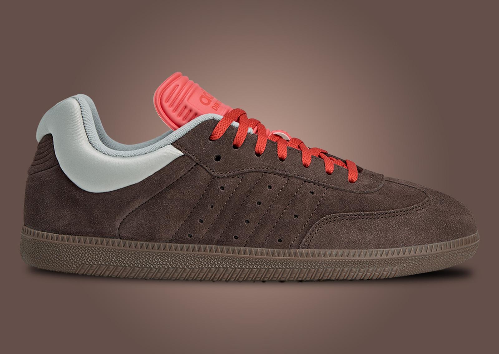 Dingyun Zhang x adidas Samba Brown Oxide Lateral