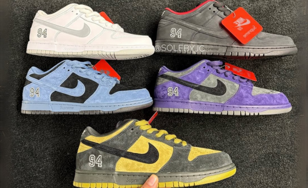 Supreme is Rumored to Collaborate on Five Nike SB Dunk Low Colorways in Summer 2025