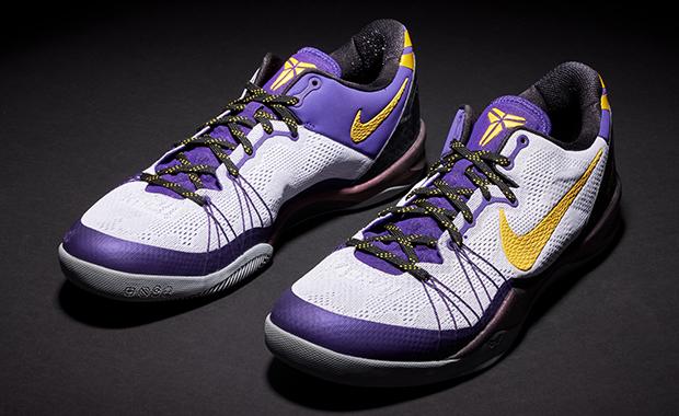 Nike Kobe 8 Elite Lakers Home PE Achilles Game