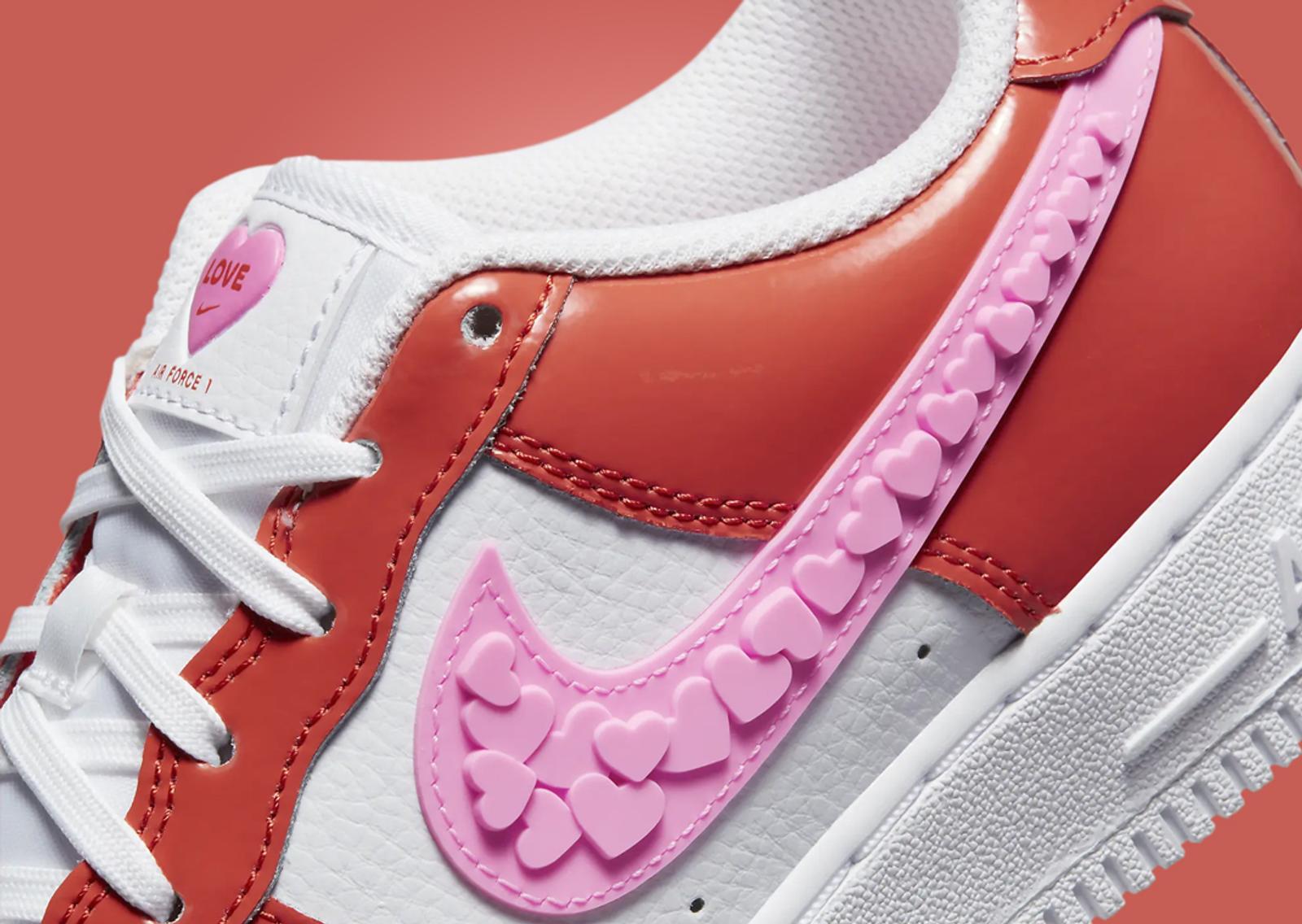 Nike Air Force 1 Low Valentine’s Day (GS) Detail