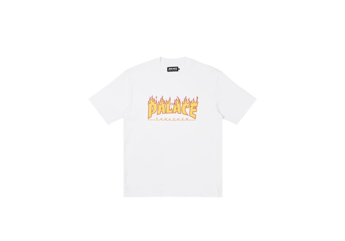 Palace Thrasher SS24 Tee in White