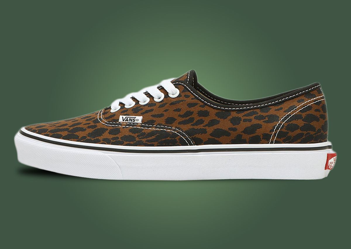Wacko Maria x Vans V44 Authentic Leopard Brown Lateral