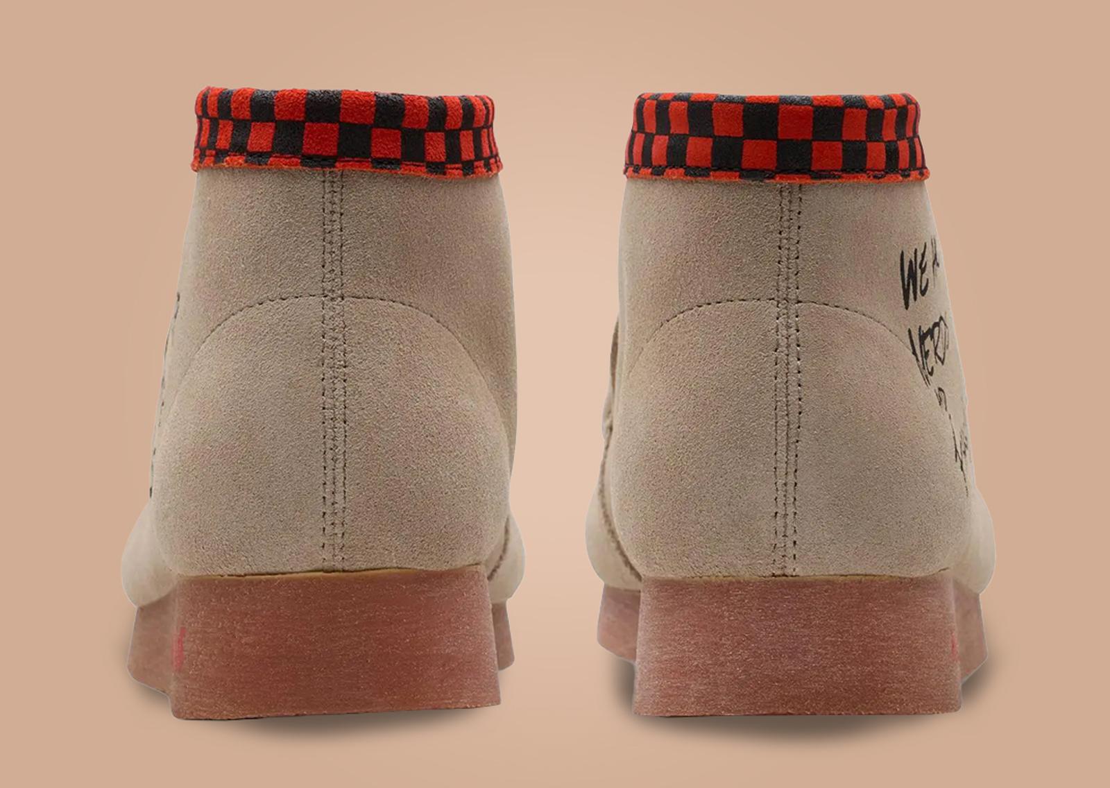 Stranger Things x Clarks Wallabee Evo Sand Heel