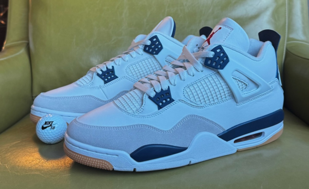 The Nike SB x Air Jordan 4 Summit White Navy Releases Spring 2025