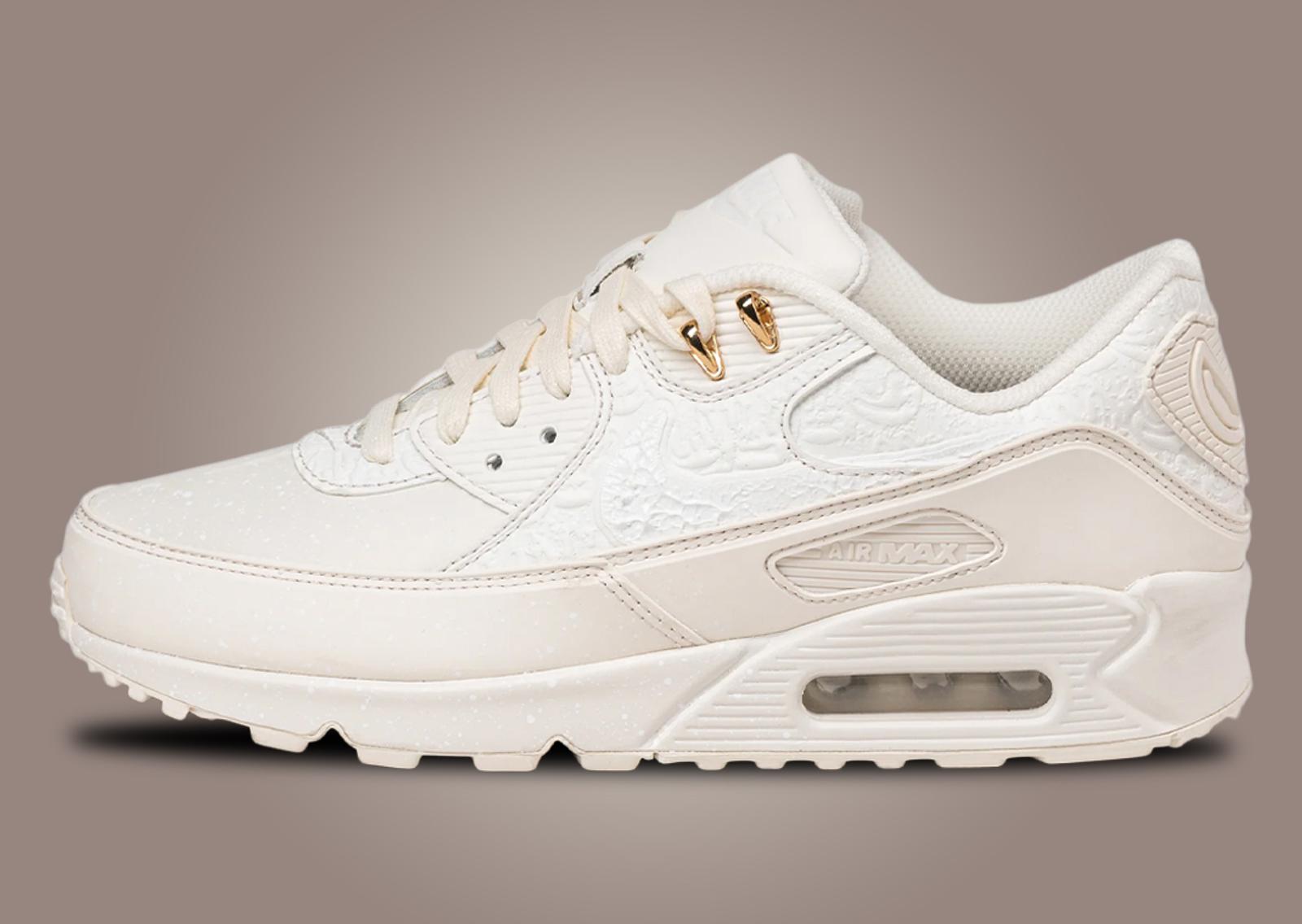 Slawn x Nike Air Max 90 Sail Lateral