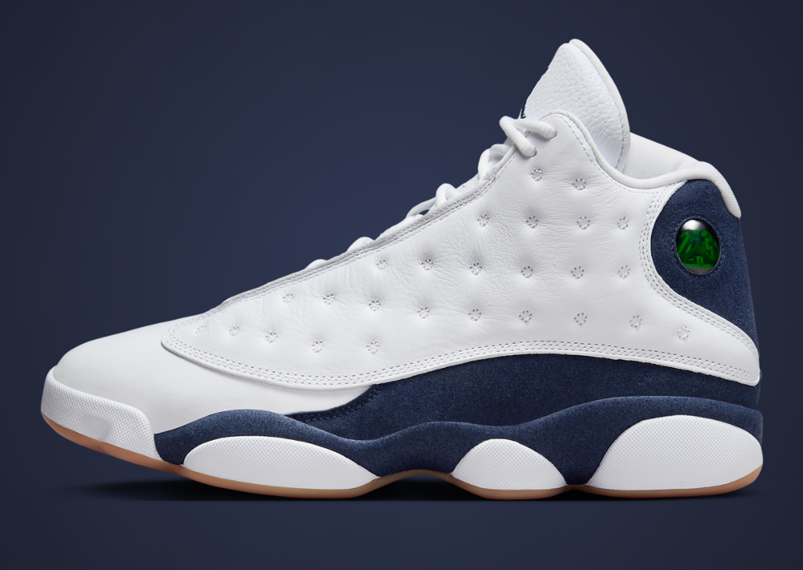 Air Jordan 13 Retro Midnight Navy Lateral Left