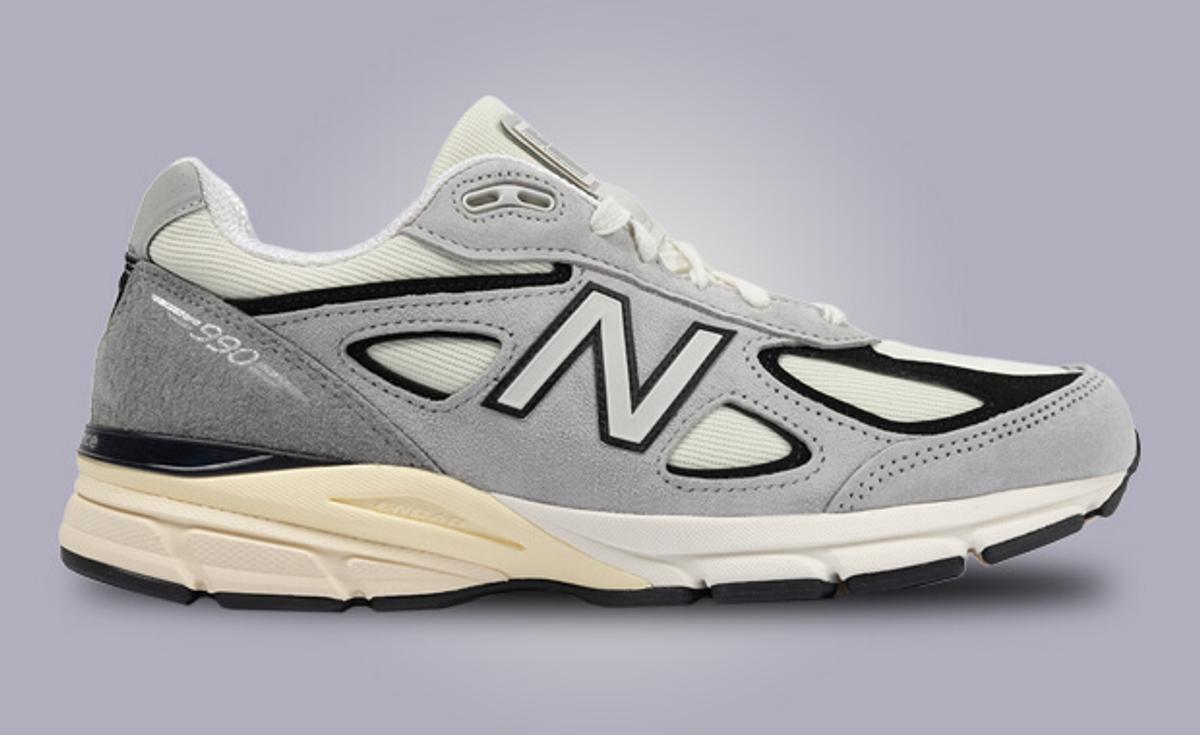 The New Balance 990v4 Made in USA Grey White Releases in 2023