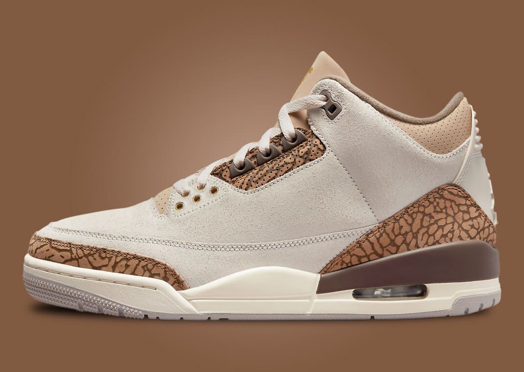 Jordan 3 shop white brown