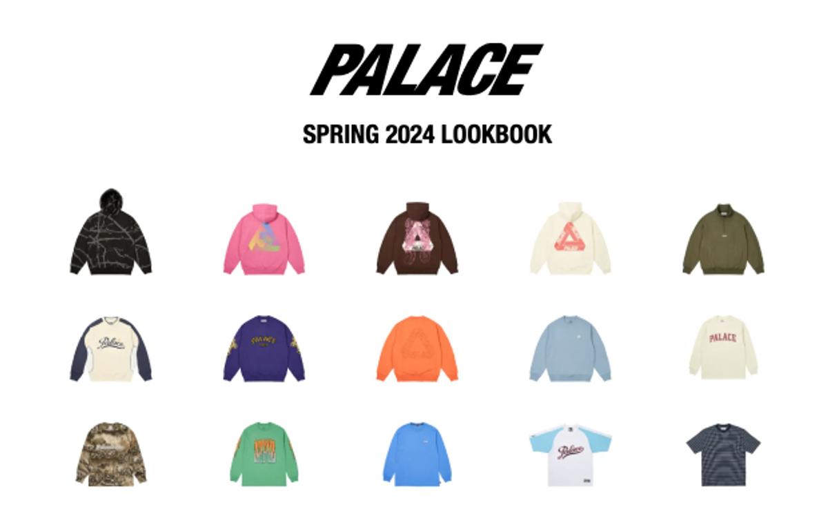 Part of Palace's SS24 Spring Line