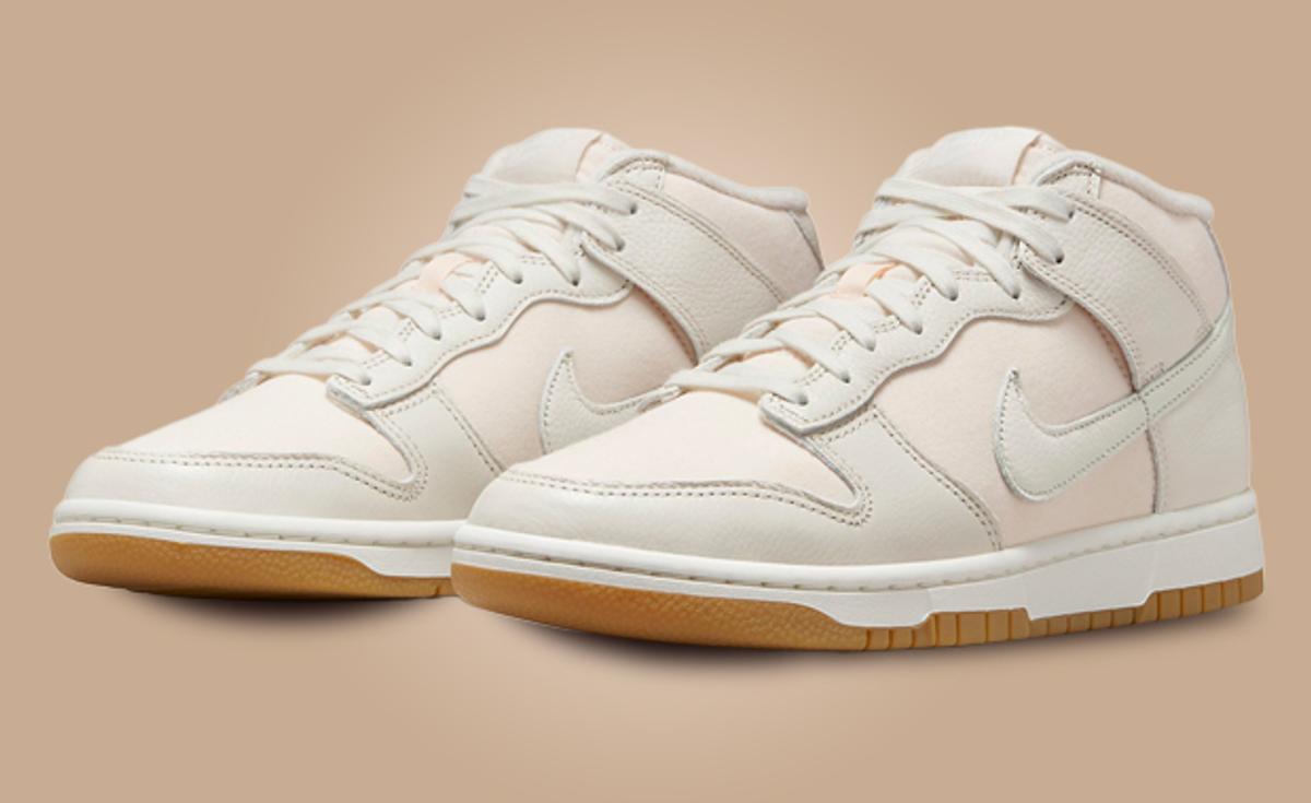 The Nike Dunk Mid Sail Guava Ice Is One Of The Cleanest Dunks Yet