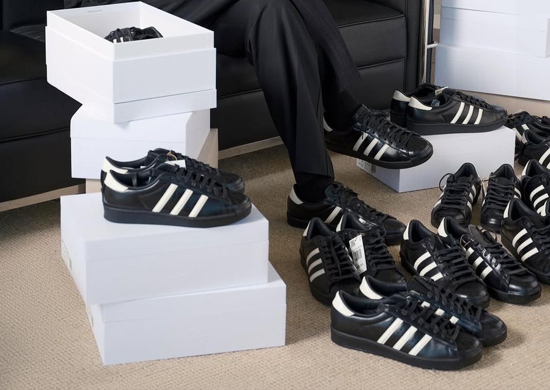 Ronnie Fieg's Kith x adidas Superstar Made in Germany Black