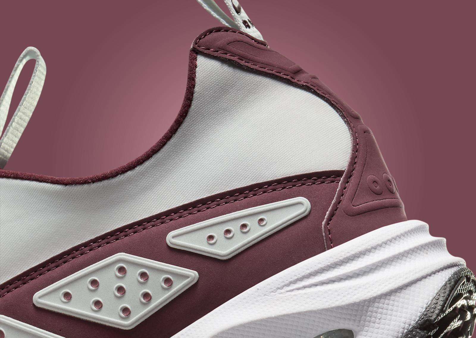 Nike Air Max Sunder White Burgundy (W) Heel Detail