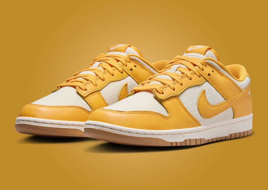 The Nike Dunk Low University Gold Coconut Milk Releases May 2024