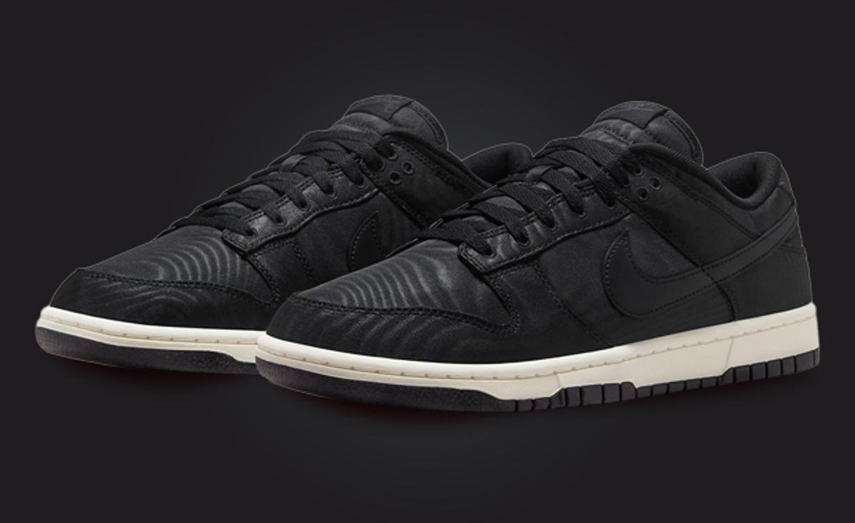 The Nike Dunk Low Black Canvas Drops In May