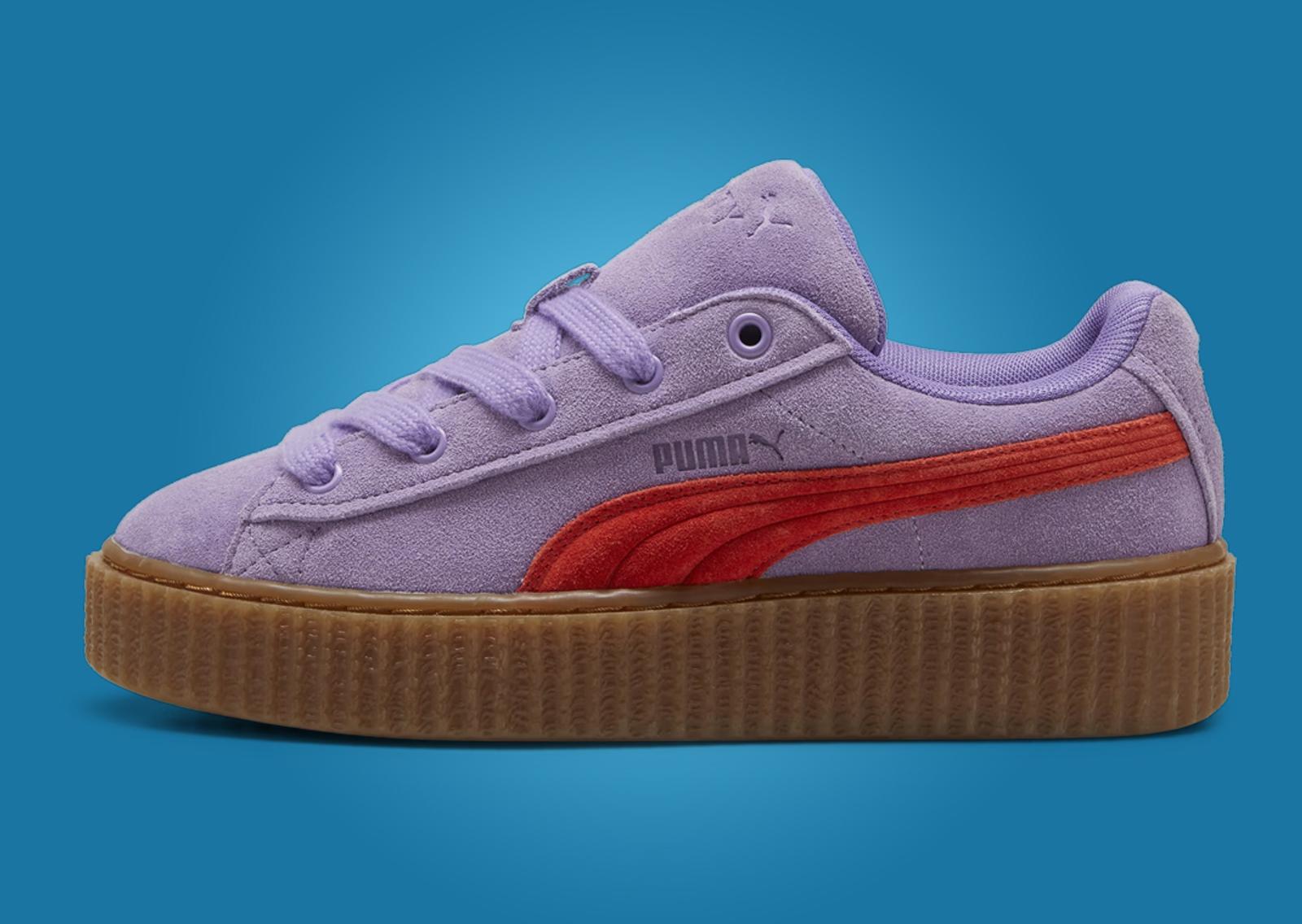 Fenty x Puma Creeper Phatty Lavender Alert Lateral