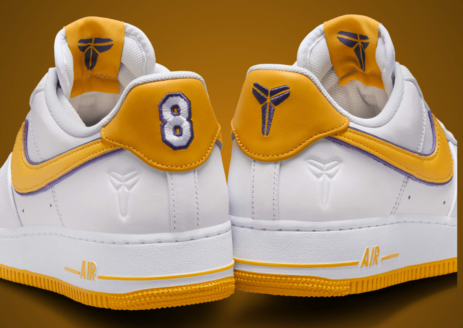 Nike Air Force 1 Low Kobe Bryant Heel Detail