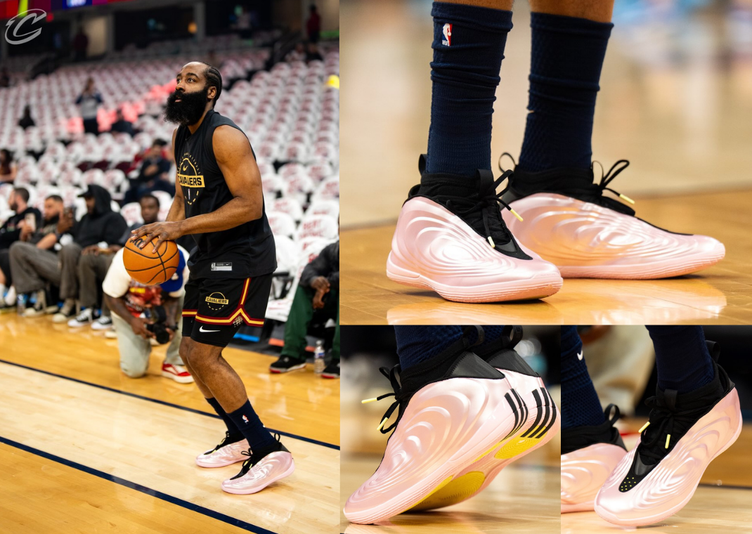James Harden Broke out a Pink Lemonade adidas Harden Vol. 10 for