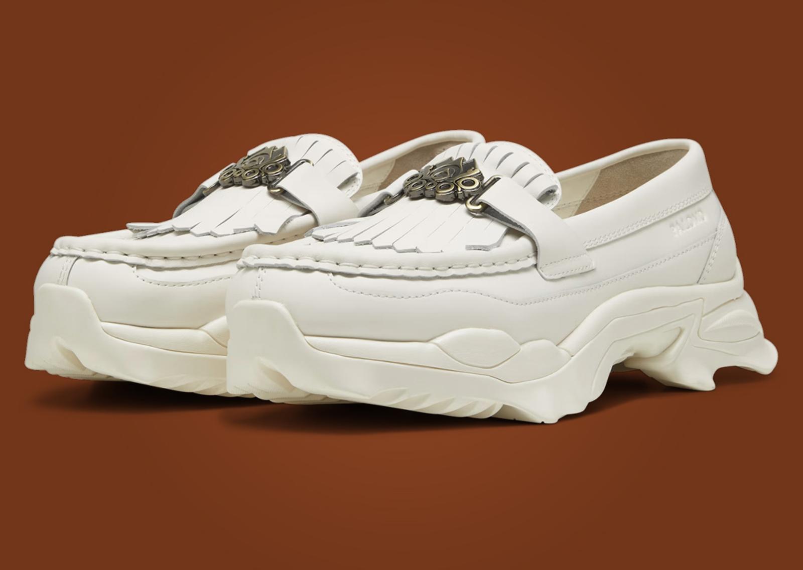 Palomo x Puma Nitefox Loafer Frosted Ivory Angle