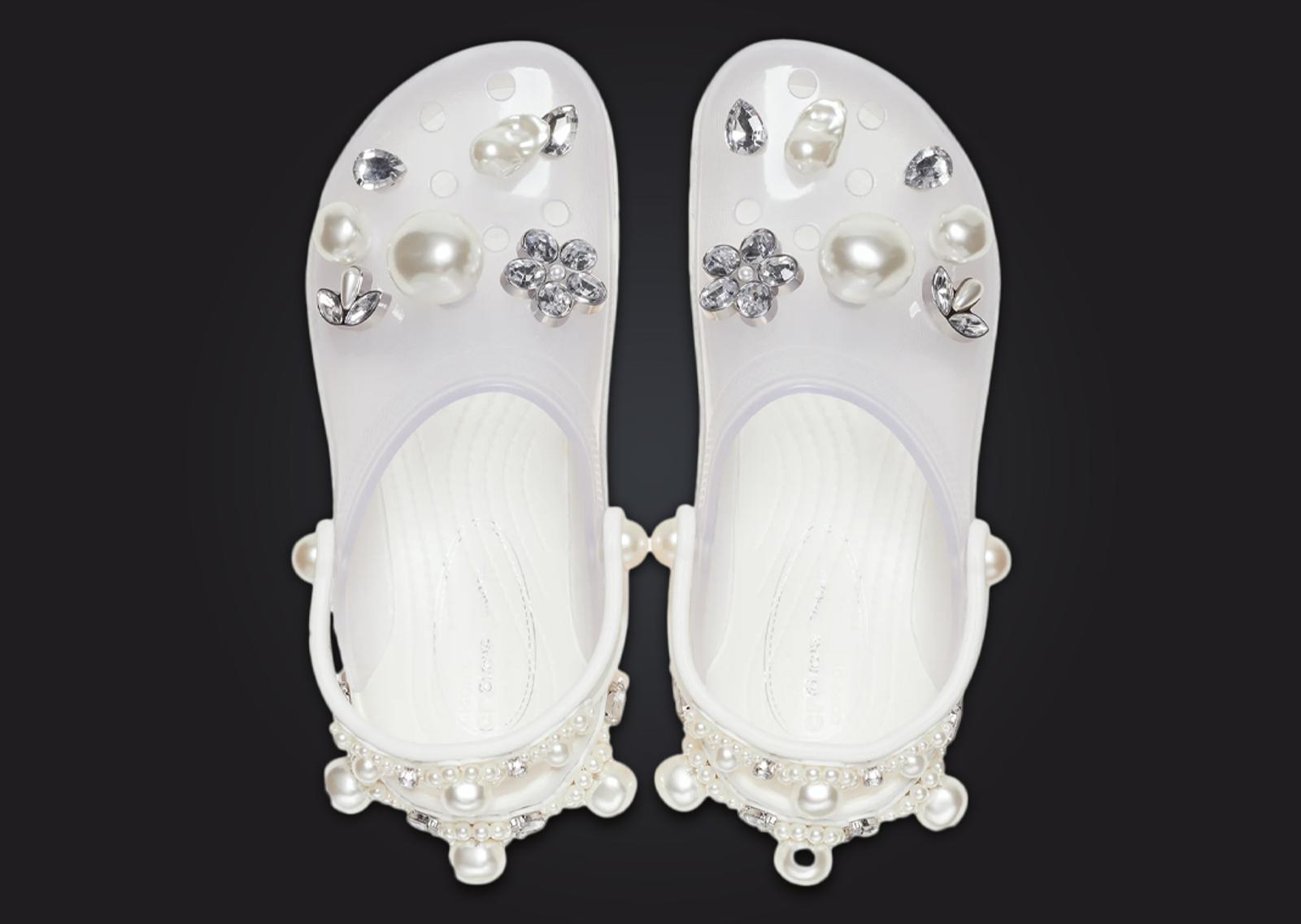 Simone Rocha x Crocs Classic Clog Translucent Top