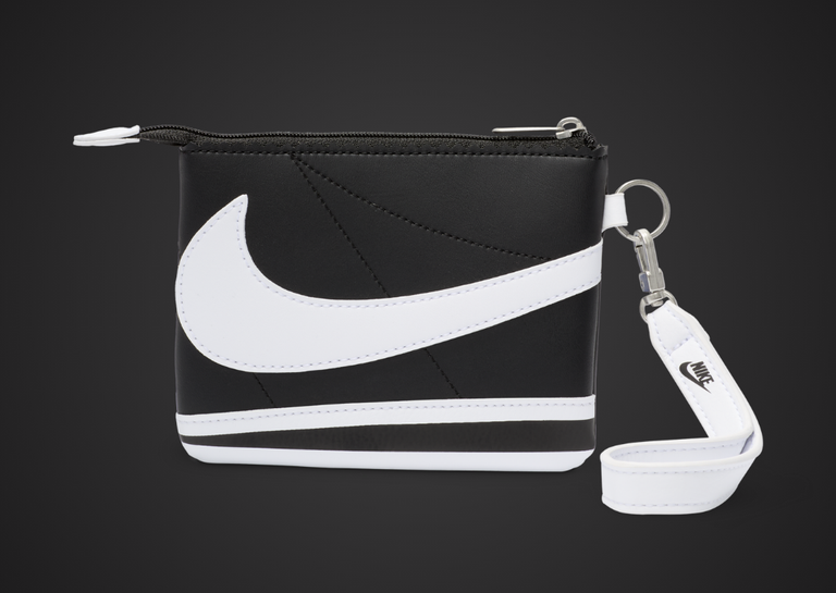 Nike Cortez Wristlet Black White