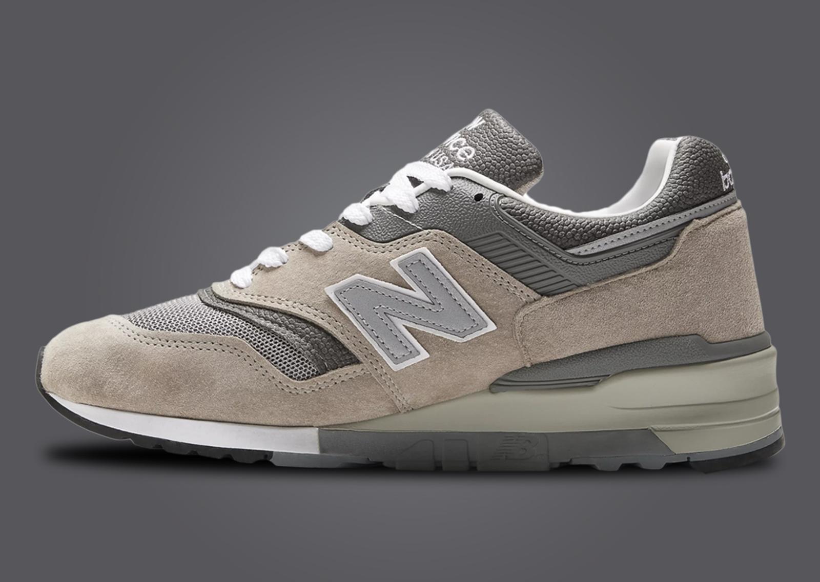 New Balance 997 Made in USA Grey Medial