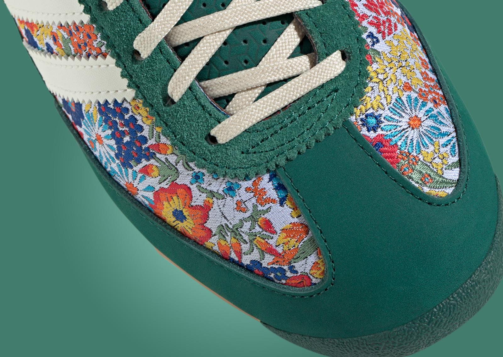 Liberty London x adidas SL 72 OG Collegiate Green (W) Toe