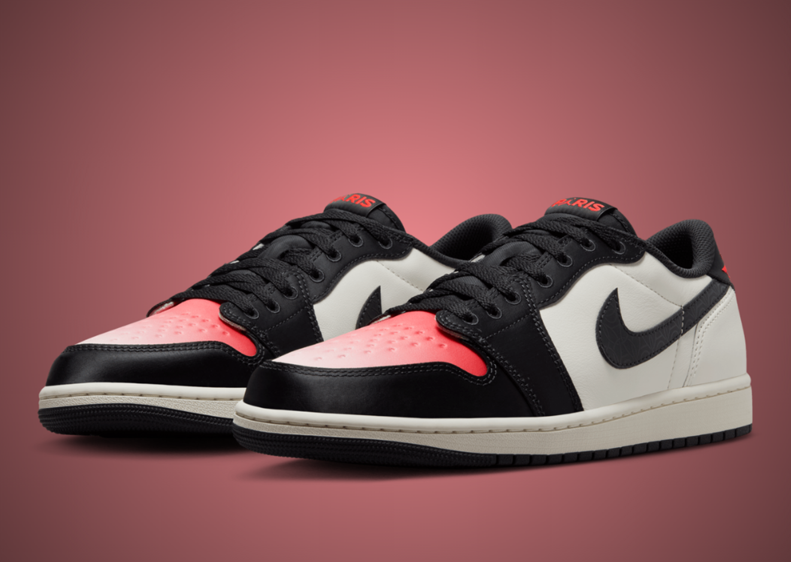 PSG x Air Jordan 1 Retro Low OG - HF8828-100 Angle