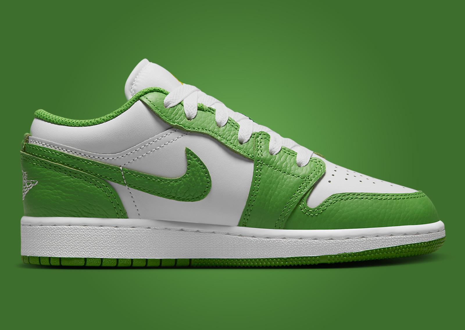 Air Jordan 1 Low Chlorophyll (GS) Medial