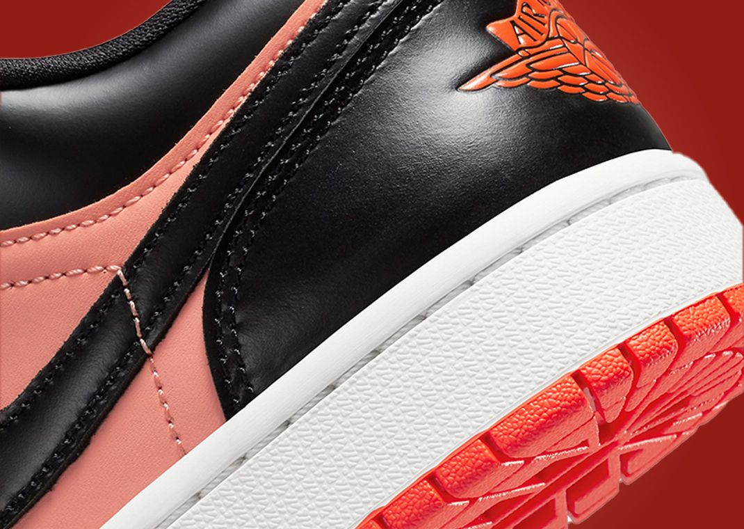 Crimson Bliss And Rush Orange Cover This Air Jordan 1 Low