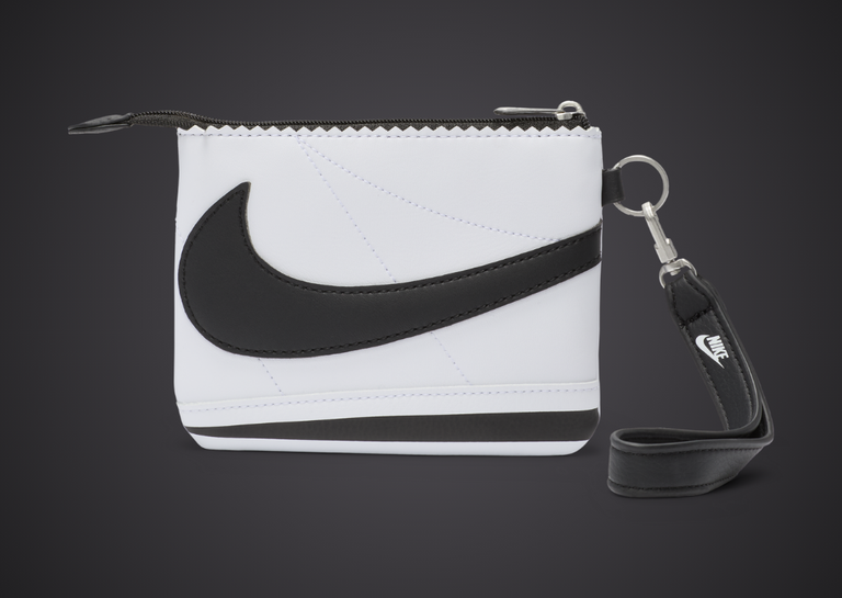 Nike Cortez Wristlet White Black