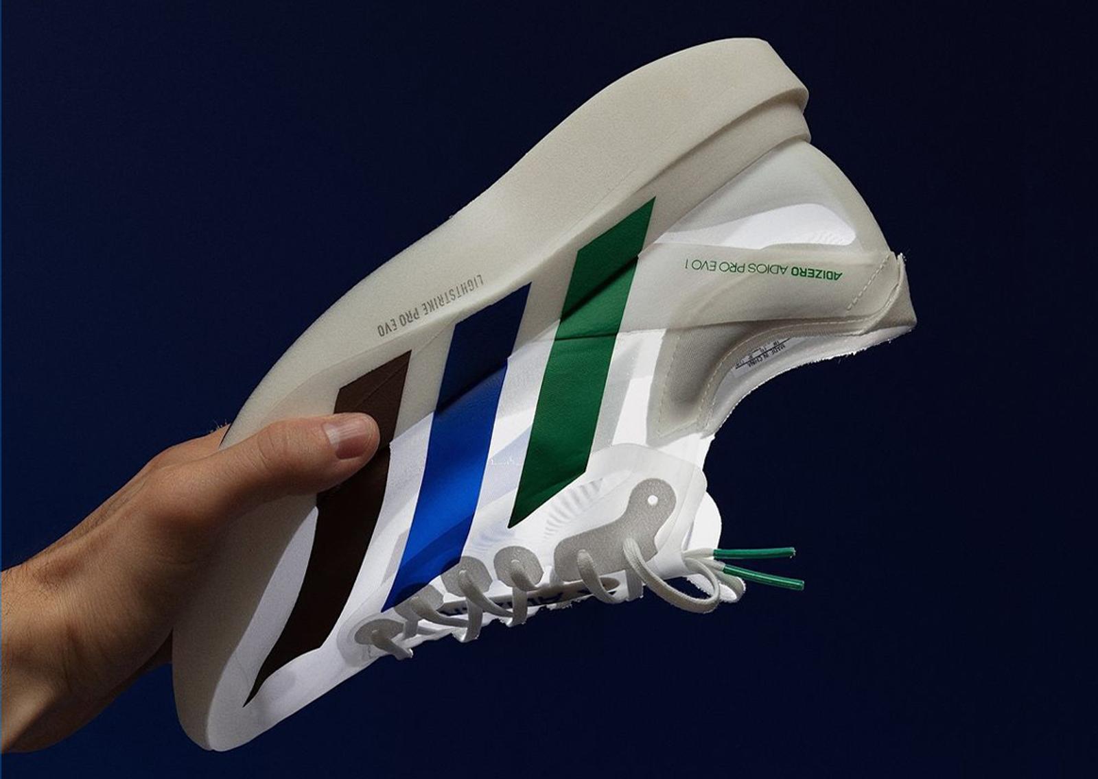 Pharrell Williams x adidas Adizero Adios Pro Evo 1 Earth Angle