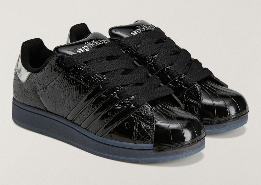 Sp5der and adidas Spin Another Web with Black Patent Leather Superstar Sp5der and adidas Spin Another Web with Black Patent Leather Superstar