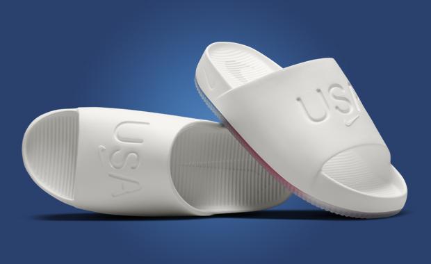 The Nike Calm Slide Olympic USA Releases May 2024