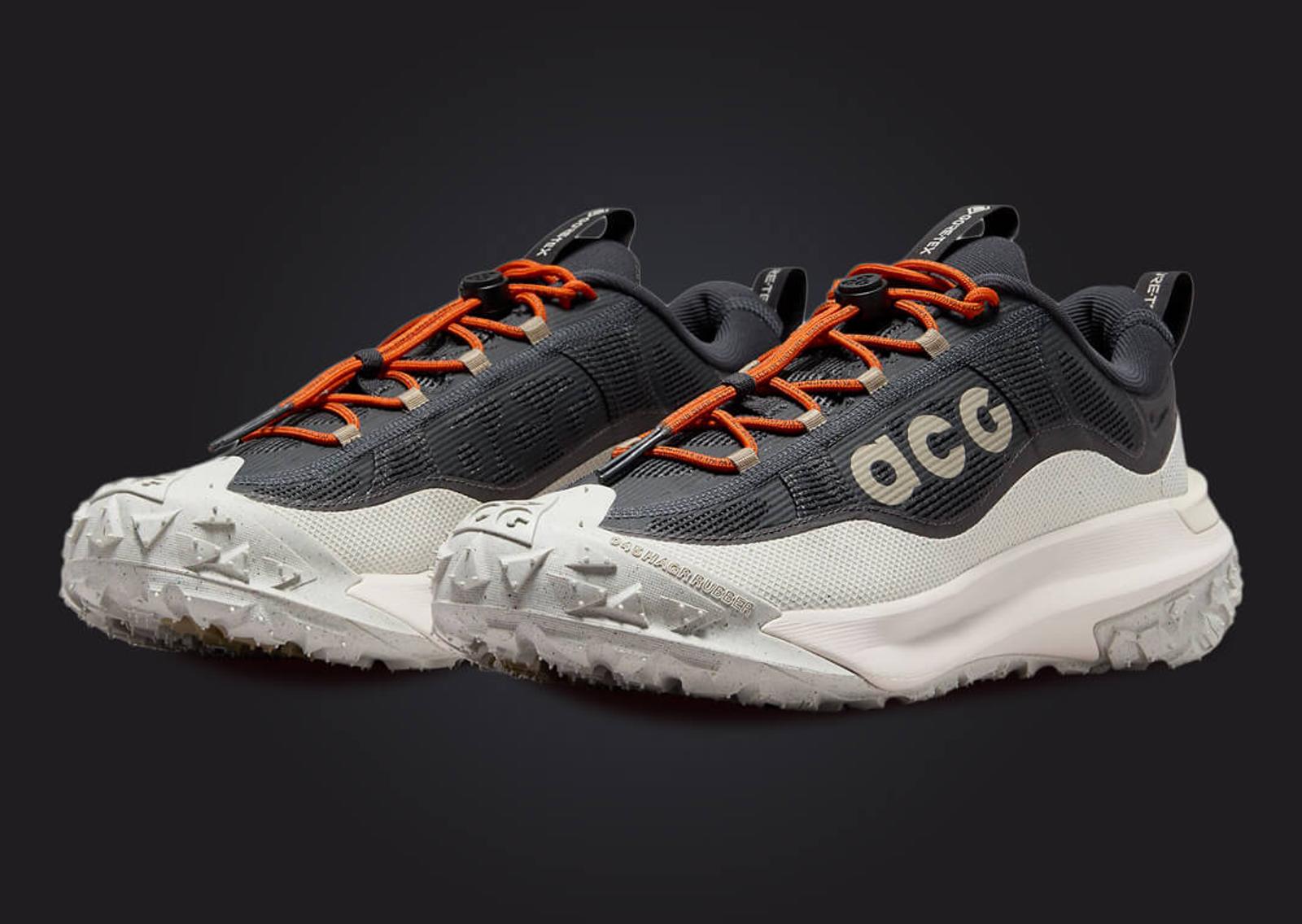 Nike ACG Mountain Fly 2 Low GTX Dark Smoke Grey Light Orewood Brown Angle