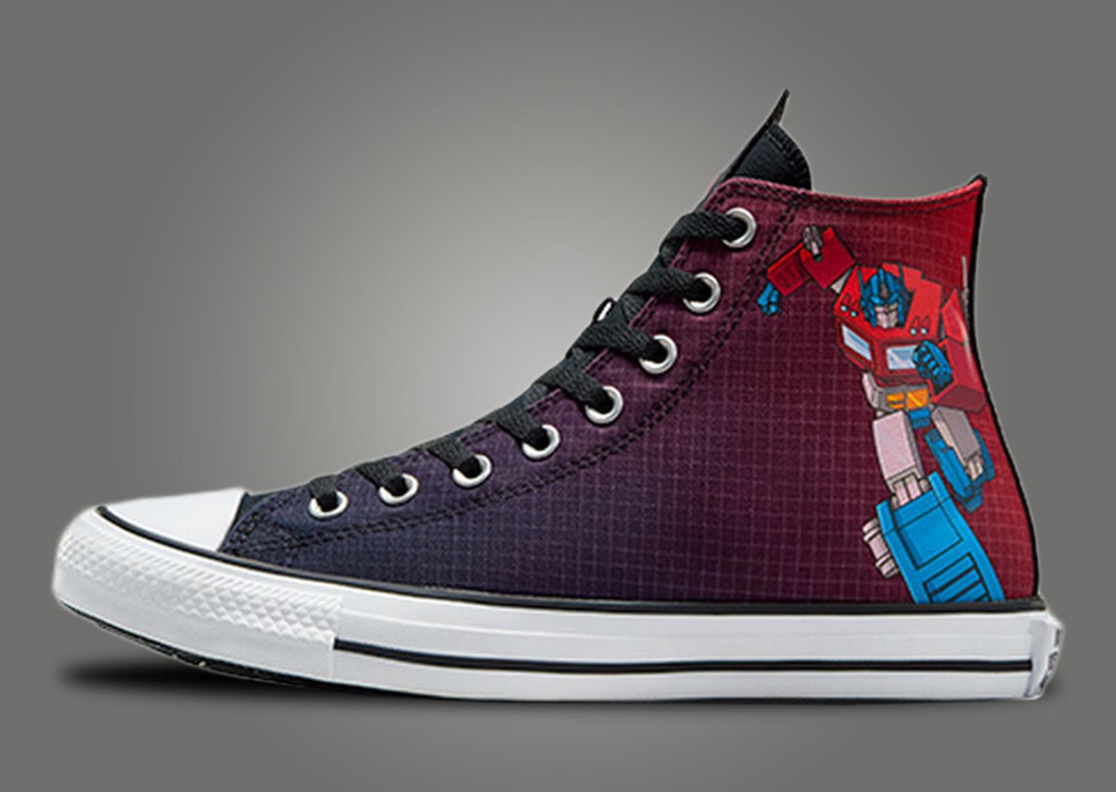 Transformers x Converse Chuck Taylor All-Star Hi Autobots Lateral