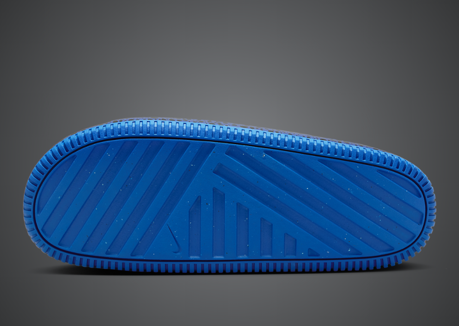 Nike Calm Slide Print Olympic Racer Blue Outsole