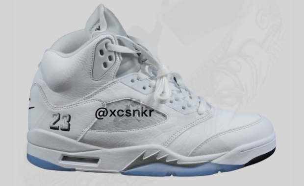 Air Jordan 5 Retro White Metallic